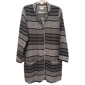 Kate Spade | EUC Dream a Little Dream Black & White Polka Dot Nightgown Size XL